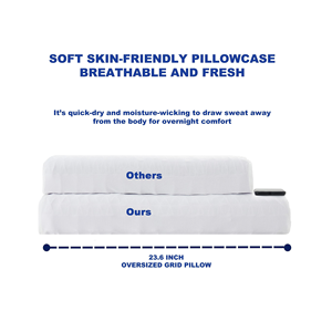 Oreiller Ergonomique en Grille pour Soulager les Douleurs Cervicales, en Polymère Rafraîchissant et Réglable, Respirant pour Tous les Types de Dormeurs à Domicile - Product Image 2