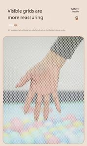 Recinto per Bambini a Quattro Angoli per Interni/Esterni, Barriera di Sicurezza per Gattonare, in Acciaio Inox per Uso Commerciale a Lungo Termine - Product Image 3