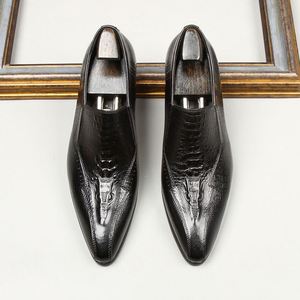 Chaussures habillées pour hommes en cuir véritable faites à la main à bout carré, modèle 2025, nouvelle collection, qualité supérieure, les plus vendues, pour les loisirs et les affaires - Product Image 1