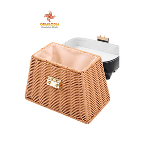 H & T 2025 OEM sacs en rotin <span class=keywords><strong>2023</strong></span> <span class=keywords><strong>pain</strong></span> fleur pique-nique tissé à la main personnalisé paille osier rotin panier de rangement - Product Image 2