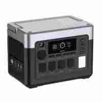 Generador Solar de Respaldo para el Hogar de 1536 Wh, Estación de Energía Portátil de 1800 W, Fuente de Alimentación de Emergencia con Función UPS para Cortes de Energía