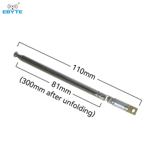 เสาอากาศวิทยุแบบพับได้ EBTYE TX-LGHX-5273 70-500MHZ ช่วงความถี่ FM แบบเกลียว ช่วยเพิ่มสัญญาณ FM ของวิทยุ - Product Image 1
