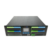 Amplificateur de fibre optique EDFA WDM PON CATV haute puissance 16~22 dBm à 64 ports 3U, nouvelle conception à double entrée, montable en rack