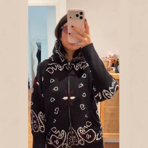 Moda <span class=keywords><strong>Donna</strong></span> 2026: Nuovo Cardigan Corto in <span class=keywords><strong>Maglia</strong></span> Stile Giapponese, Vestibilità Ampia e Versatile, con Collo Alto - Product Image 3