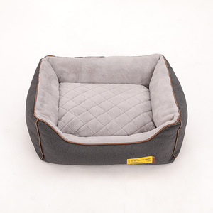 Dog Bed Oval Soft Winter Warm Pet Bed For <b>Small</b> Medium Dogs Removable Washable Polyester Fiber Fill - Product Image 5