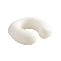 Coussin de soutien cervical en mousse à mémoire de forme en forme de U avec design rafraîchissant et doux, logo personnalisable, pour les voyages et le bureau