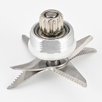 Accessoires pour mixeur broyeur électrique : Ensemble de lames en acier inoxydable, mixeur universel six lames pour jus et lait de soja