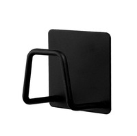 Égouttoir de cuisine en plastique et acier inoxydable, support pour éponge, adhésif sans perçage, imperméable, sans perforation, pour évier