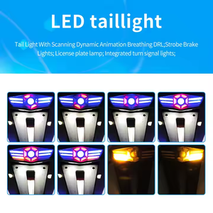Luz LED Universal de Señal para Motocicleta, Luz Trasera con Soporte, Indicador de Parada para ATV Enduro Dirt Bike - Product Image 3