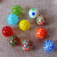 Billes de verre transparentes faites à la main, effet toucher réel, 16 mm, pour remplissage de vases, décorations de Noël, aménagement paysager et décoration intérieure