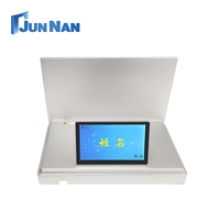 Terminal d'écran de bureau 17,3 pouces avec plaque signalétique au dos pour système de conférence sans papier pour table de salle de réunion de bureau