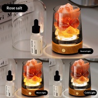 Diffuseur de cristal personnalisé avec formule d'huiles essentielles végétales naturelles douces, emballage exquis pour souvenirs d'anniversaire et décoration de chambre