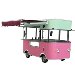 Carrito de comida móvil para restaurante, carro de comida para perros calientes - Product Image 3