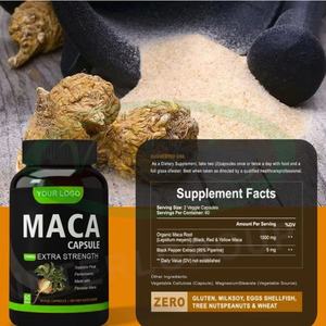 Maca noire OEM 750 mg, 60 capsules – Soutien énergétique et immunitaire pour adultes - Product Image 2