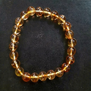 Handmade 8mm Natural Agate Gemstone Beaded Round <b>Bracelet</b> Elastic String Semi-Precious <b>Healing</b> Stone Jewelry Chakra New Age - Product Image 1