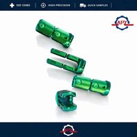 Connecteur transversal en titane personnalisé OEM pour système de fixation vertébrale, conformité ISO 13485, connecteur de tige réglable, usinage CNC