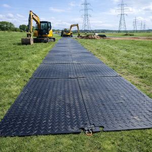 <span class=keywords><strong>Tapis</strong></span> <span class=keywords><strong>de</strong></span> sol antidérapant en polyéthylène haute densité (PE) pour équipements lourds <span class=keywords><strong>de</strong></span> construction, épaisseur <span class=keywords><strong>de</strong></span> 12 <span class=keywords><strong>à</strong></span> 300 mm, découpe/sculpture - Product Image 2