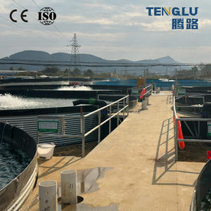 Bassin de pisciculture galvanisé résistant aux intempéries de 100 m³ pour l'élevage de poissons-chats, réservoirs d'eau de secours et aquaculture - Product Image 3