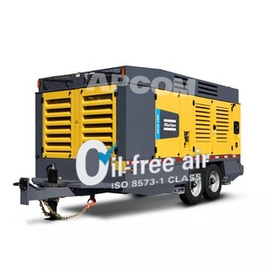 Compresor de Aire Diésel Sin Aceite AtlasCopco PTS1600 XAVS1800 XRS1500 - Product Image 1
