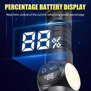 ไฟฉายพกพาพลังสูง 1200 ลูเมน แบบชาร์จ USB ไฟ LED สีขาว รุ่น WD-GKX75 Rech - Product Image 6