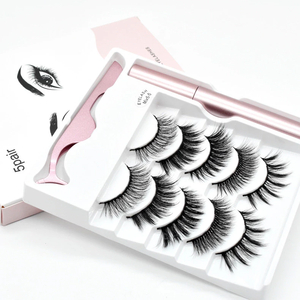 2025 vente en gros Eyeliner magnétique 3D Double bande magnétique pleine bande <span class=keywords><strong>cils</strong></span> magnétiques <span class=keywords><strong>faux</strong></span> <span class=keywords><strong>cils</strong></span> de bande magnétique - Product Image 6