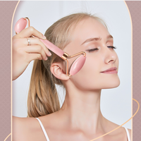 Bâton de rouleau facial en résine écologique beauté visage/oeil spa lifting rouleau masseur avec ensemble de planches accepter le code UPS