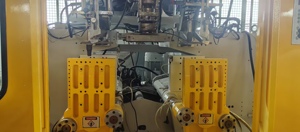 Akei 5 litros doble capa vista línea de tira parision controlador de segunda mano HDPE botella máquina de moldeo por soplado - Product Image 2