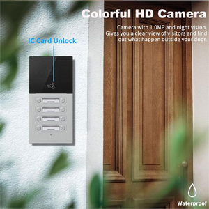 8 个机械按键户外 IP 视频门电话对讲系统智能家居 1080P 红外夜视摄像头 IP54 - Product Image 6