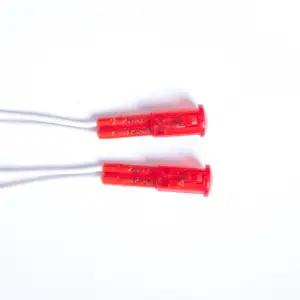 12 mm red color Crimped resistor PVC cable Neon indicator lamps