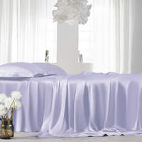 Drap de lit en soie, ensemble de literie pour la maison, 3 pièces, offre spéciale, 100%