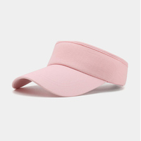 Gorra de Béisbol Personalizada de Alta Calidad al por Mayor, con Visera para el Sol, Ajustable, con Parte Superior Vacía, de Algodón, para Hombre y Mujer