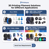 Filamen PLA+ 1.75mm 1kg Abu-abu Mengkilap PLA Plus Filamen Printer 3D untuk Pencetakan FDM OEM ODM Grosir Pasokan Massal