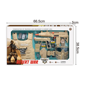 Juego de Imitación Educativo y Divertido para Niños, con Pistola de Juguete, Chaqueta, Equipo de Estación <span class=keywords><strong>SWAT</strong></span> del Desierto y Uniforme de Policía - Product Image 6