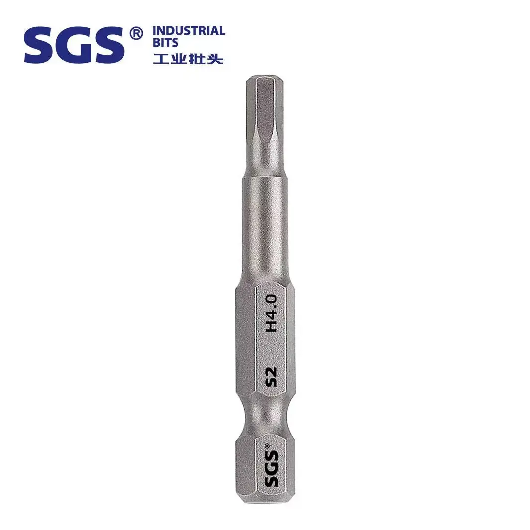 SGS pabrik sumber 1/4 penggerak heksagon mata obeng pengurang Daya Batang