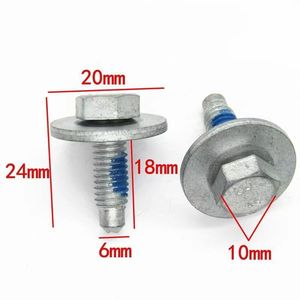 Vis de fixation automobile M6x18 autotaraudeuses avec écrou à ressort et clip de type U pour réparation et remplacement - Product Image 4