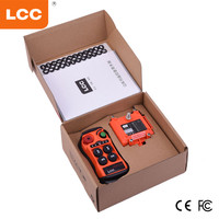 Stocké LCC Q400 Émetteur Récepteur 100m 4 Canaux Radio Grue Sans Fil Grue Télécommande pour Palan De Levage