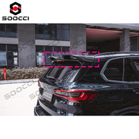 Alerón Trasero de Fibra de Carbono Estilo TAKD, Alerón de Techo Superior de Carbono Brillante Adhesivo para BMW G05 X5 2018-2023