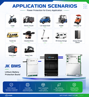 Inversor Inteligente JK para 16S 48V 200A V19 51.2V con Pantalla LCD, Balance Activo, Protocolo 2A, CAN/RS485, CE/FCC, Growatt/ESS