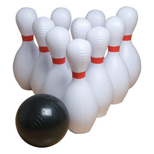 <span class=keywords><strong>Sport</strong></span> gonfiabile Bowling Set con palla a misura d'uomo per gioco divertente - Product Image 1