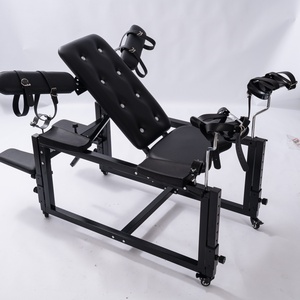 Silla de Bondage JUNXIN JX26042206 para Juegos de Pareja, <span class=keywords><strong>BDSM</strong></span>, Asiento Rojo, Restricciones Fetichistas, Esposas, Dispositivo para Sentarse sobre la Cara, Poder Absoluto - Product Image 6