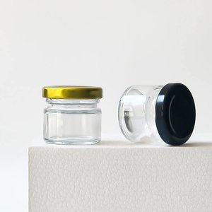 Mini pot Mason bocal avec couvercle réutilisable pour gelée confiture dessert épices <span class=keywords><strong>miel</strong></span> assaisonnement bougies douche - Product Image 3