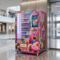 Distributeur automatique de boissons gazeuses grande capacité avec paiement en espèces/pièces/cartes, distributeur commercial de boissons avec compresseur