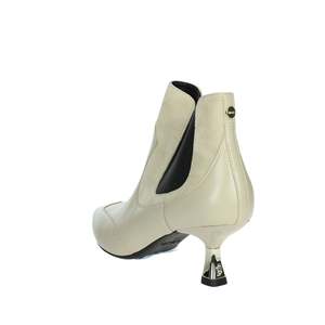 Botines de Mujer Liu-Jo, Color Beige, Punta Puntiaguda, Tacón Bajo, Botín de Moda - Product Image 2