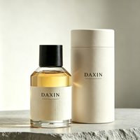 Botol Parfum Kaca Mewah Bulat 30ml 50ml 100ml Kosmetik Kosong Tertutup Rapat Sablon Botol Parfum