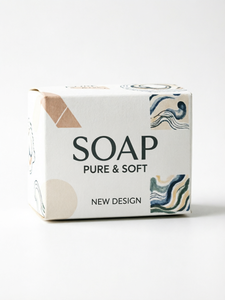Custom Printed Soap Packaging Box White Card <strong>Paper</strong> Folding <strong>Carton</strong> With Logo - Product Image 3