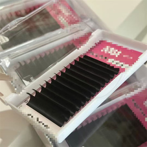 easy fanning <b>eyelash</b> <b>extensions</b> volume lashes automatic fan lashes soft lightweight lash <b>extension</b> supplier - Product Image 5