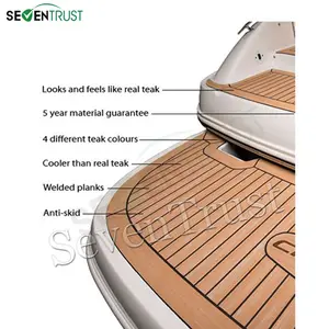 China best rated composite boat decking high quality material factory directly synthetic teak decking