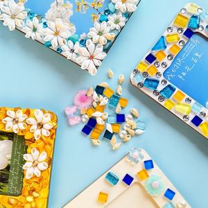 Kit de mosaïque DIY pour cadre photo, matériel de colle crème, petits patchs, <span class=keywords><strong>cadeau</strong></span> parent-enfant, art fait main, 567 pouces, usage domestique - Product Image 4