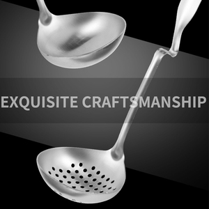 Ustensiles de <span class=keywords><strong>cuisine</strong></span> multi-usages en acier inoxydable 304 : écumoire, louche, cuillère, passoire à soupe pour la <span class=keywords><strong>cuisine</strong></span> - Product Image 2