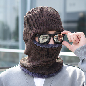 Sweats à capuche d'extérieur coupe-vent et à capuche <span class=keywords><strong>pour</strong></span> vélo, bonnets chauds <span class=keywords><strong>pour</strong></span> hommes, <span class=keywords><strong>ensemble</strong></span> tricoté de chapeaux et d'écharpes d'hiver, bon marché - Product Image 4